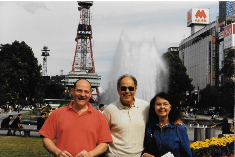 With Mike and Shirley Menaker in Sapporo Japan, 1997.